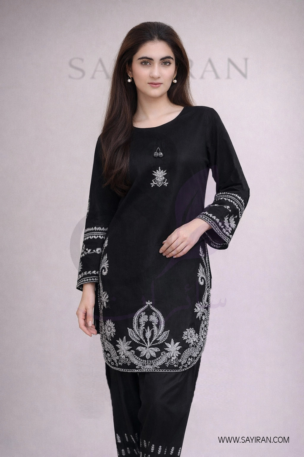 Siyah Noir- 2 Piece  Embroidered Lawn Suit