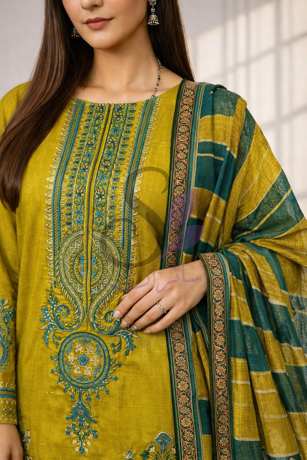 Mustard Garden – 3 Piece Lawn Unstitched Suit