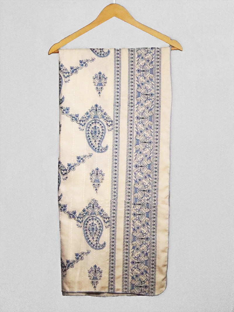 Sayiran’s Sada Bahaar – Heavy Embroidered Ethnic Karandi Shawl