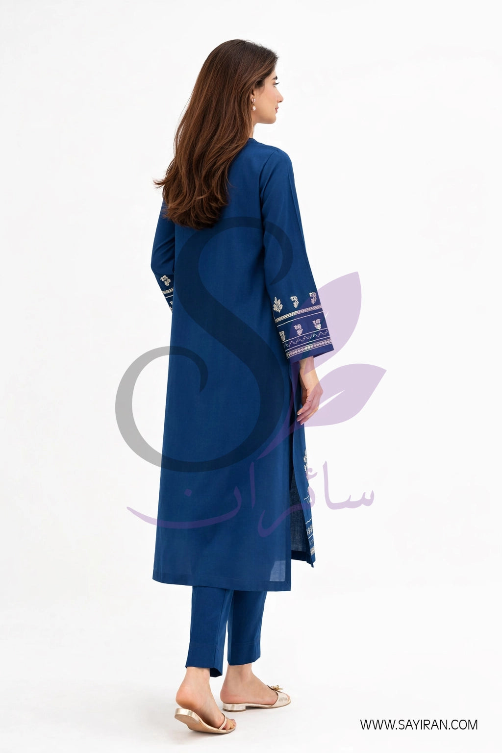 Blue Serenity-2 Piece Embroidered Lawn Suit