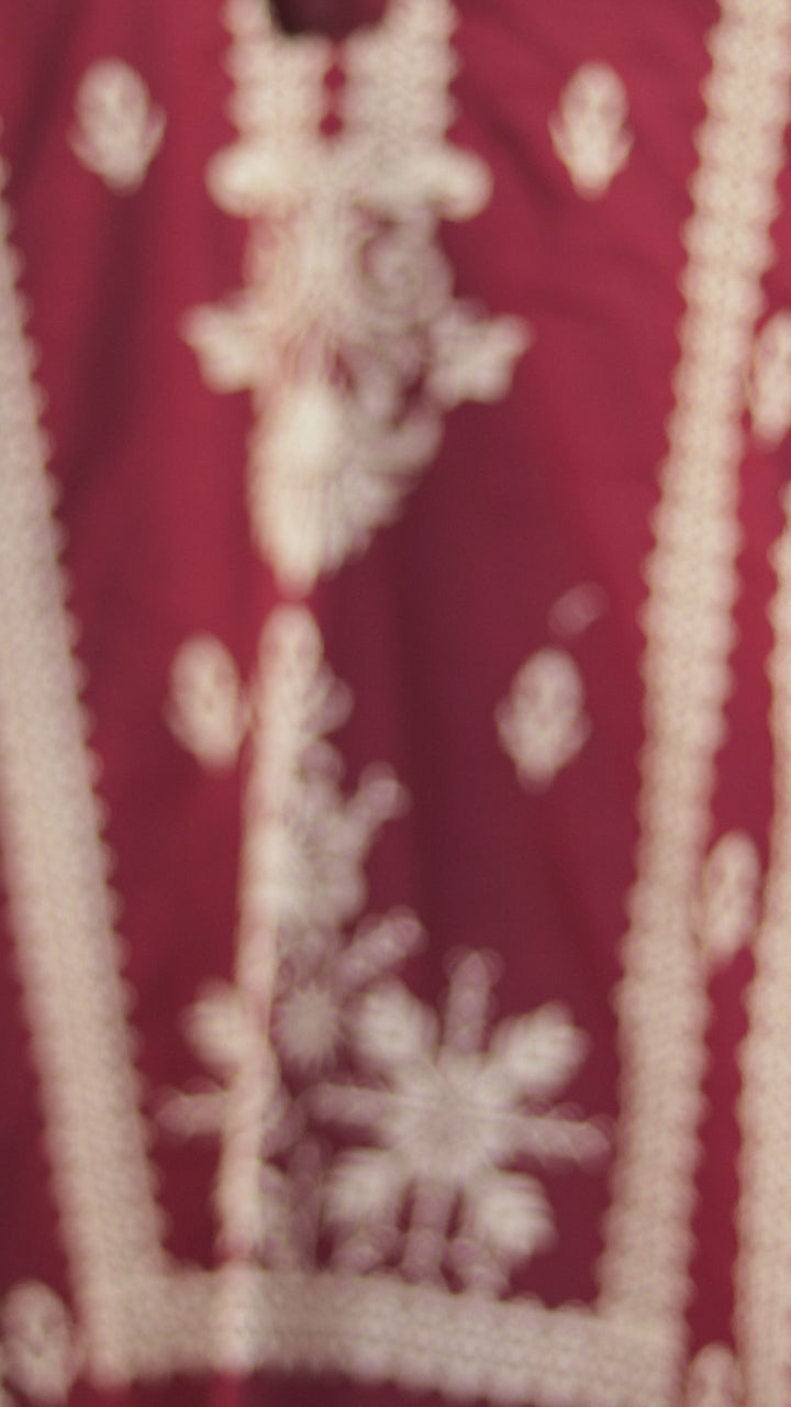 Cultural Grace – Unstitched Modern Embroidered Khaddar 2 Piece